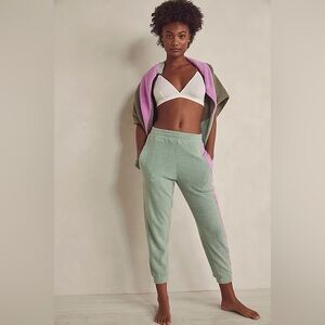 Free people blue Monday fleece jogger sweatpants size extra small